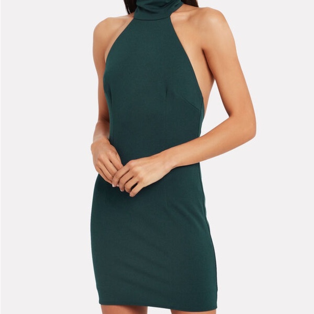 Intermix Katie May Halter Mini Dress